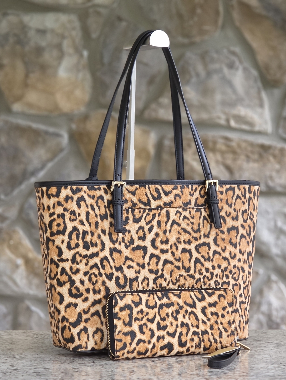 Michael Kors Jet Set Medium Tote SET - Picture 3 of 11